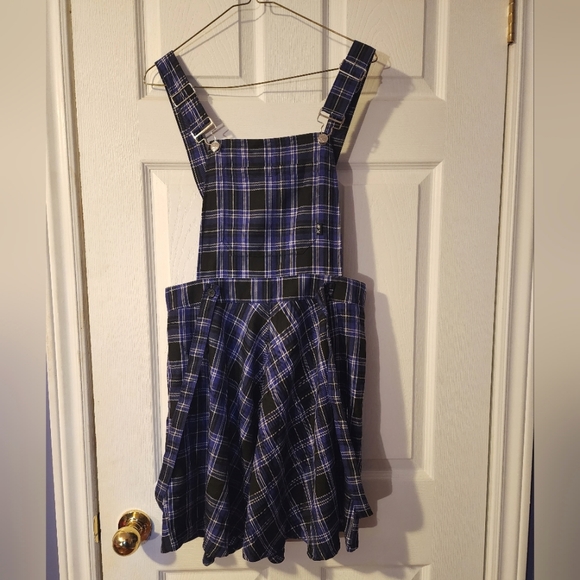 NWT ROYAL BONES Plaid Skirtall Dress ๐ - Picture 1 of 6